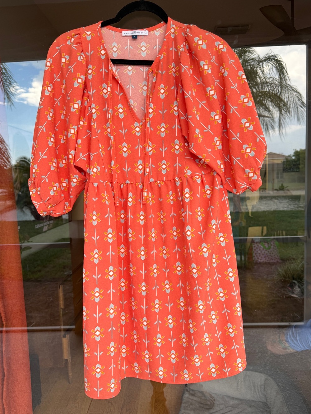 👉🏼LIKE NEW👈🏼 Baby Doll Dress with Balloon Sleeves by Michelle McDowell Sz. SM
